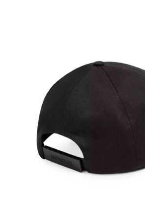 Moncler logo-patch baseball cap - Black