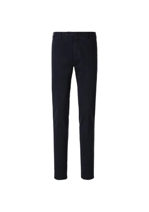 PT Torino logo-plaque slim-fit trousers - Blue