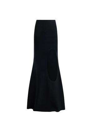 A.W.A.K.E. Mode cut-out flared skirt - Black