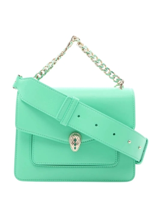 Bvlgari Pre-Owned 2010-2026 Leather Serpenti Forever Maxi Chain Top Handle Bag satchel - Green