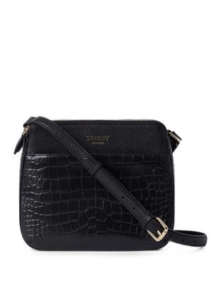 Osprey Kellie croc-effect crossbody bag - Black