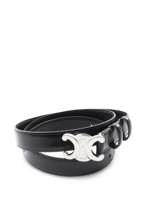 Celine Pre-Owned Triomphe leather belt - Black