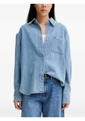 rag & bone patch-pocket shirt - Blue