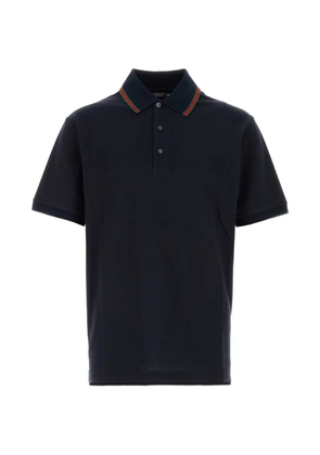 Gucci Web-stripe polo shirt - Blue