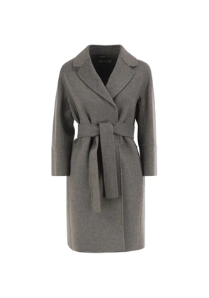 'S Max Mara belted wool coat - Grey
