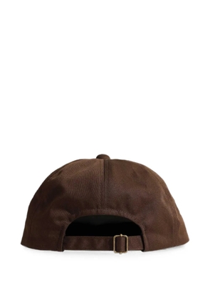 KAPITAL embroidered baseball cap - Brown