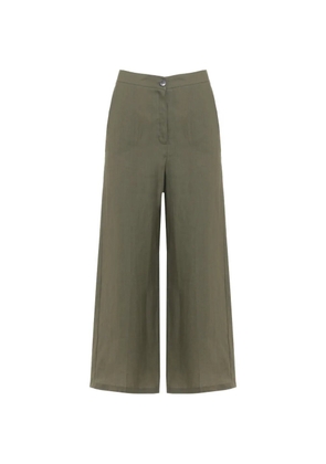 EMME linen trousers - Green