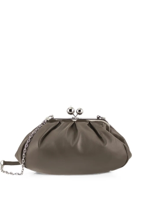 Weekend Max Mara medium Pasticcino leather tote bag - Grey