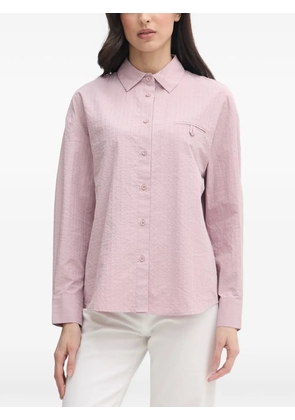 Benetton seersucker long-sleeve shirt - Pink
