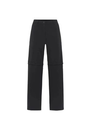 JACK WOLFSKIN zip-off straight-leg trousers - Black