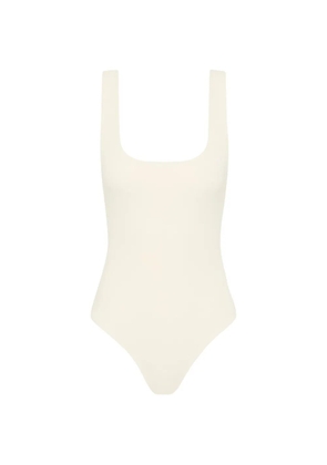BONDI BORN Fernanda crossover swimsuit - Neutrals