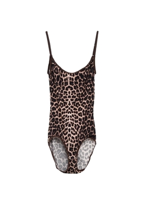 Baserange Emily leopard-print bodysuit - Brown