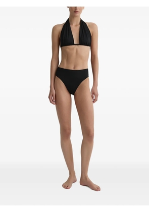 BONDI BORN Isabella halterneck bikini top - Black