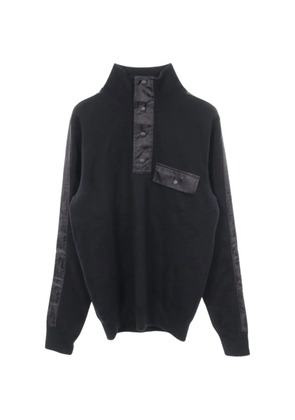 Christian Dior Pre-Owned 2010s Oblique panel sweater - Black