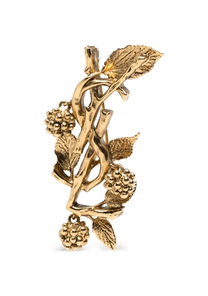 Saint Laurent berry-motif brooch - Gold