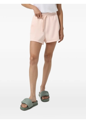 Armani Exchange logo-embroidered drawstring shorts - Pink