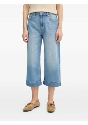 Benetton turn-up wide-leg jeans - Blue