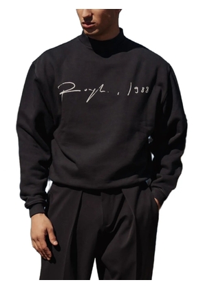 ROUGH. Signature logo-print sweatshirt - Black