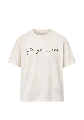 ROUGH. graphic T-shirt - Neutrals