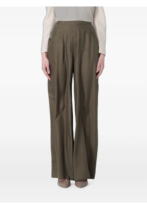 Ter Et Bantine wide-leg silk trousers - Green