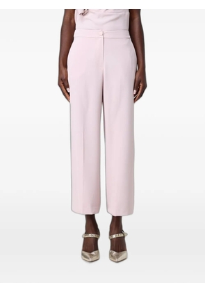 Hanita cropped crepe trousers - Pink