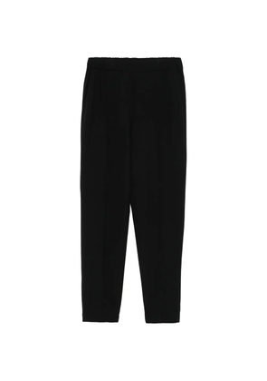 Antonelli elasticated-waist tapered trousers - Black
