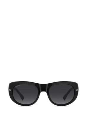 DSQUARED2 Icon oval-frame sunglasses - Black