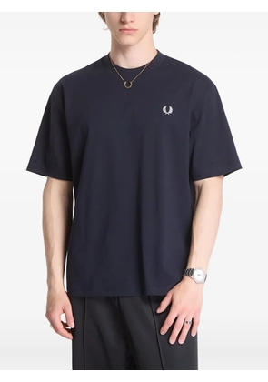 Fred Perry logo-print cotton T-shirt - Blue