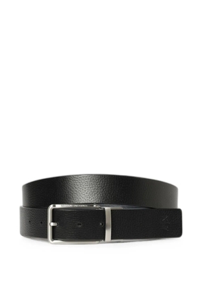 Armani Exchange reversible leather belt - Black