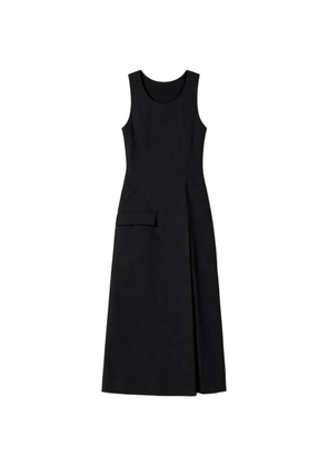 Rier cotton-poplin apron dress - Black