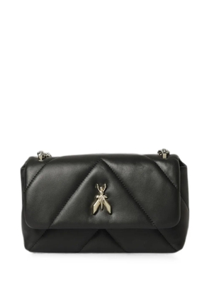 Patrizia Pepe Fly-plaque matelassé shoulder bag - Black