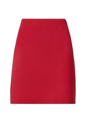 Fabiana Filippi knitted mini skirt - Red
