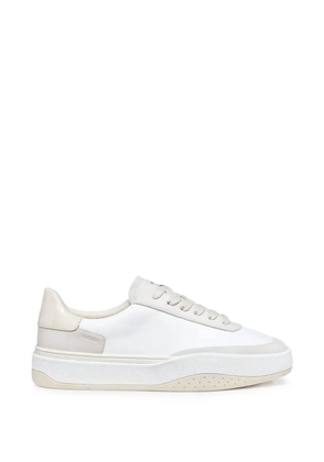 Geox Dynamia panelled leather sneakers - White