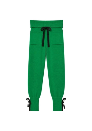 La Fetiche Tina knitted trousers - Green