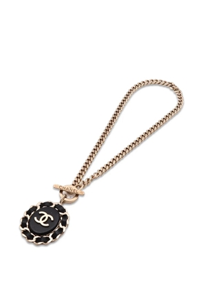 CHANEL Pre-Owned CC-logo pendant necklace - Pink