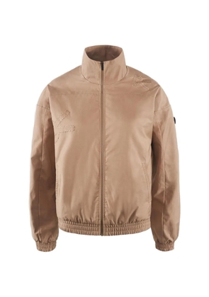 District Vision logo-embroidered hiking jacket - Neutrals