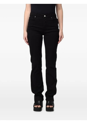 Armani Exchange five-pocket straight-leg jeans - Black