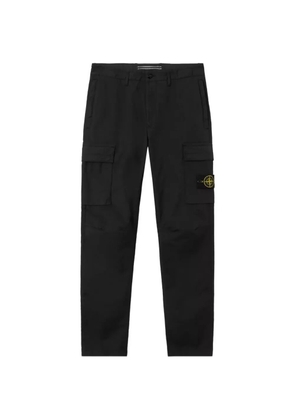 Stone Island logo-patch cargo pants - Black