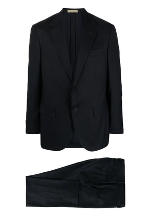 Corneliani single-breasted virgin wool suit - Blue