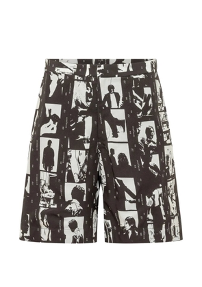 Givenchy photographic-print tailored shorts - Black