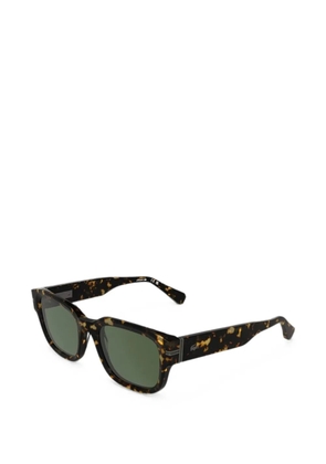 Lacoste tortoiseshell-effect rectangle-frame sunglasses - Brown