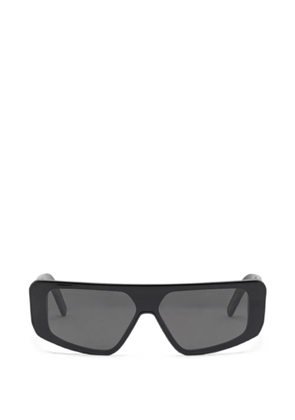 Rick Owens geometric-frame sunglasses - Black