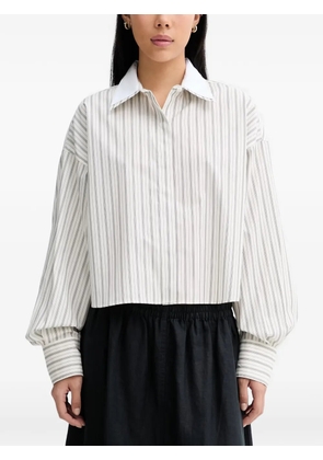 rag & bone Marin cropped shirt - White