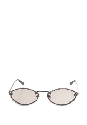 Jacquemus geometric-frame sunglasses - Silver