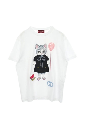 Gucci Pre-Owned × Yuko Higuchi 2010s crew-neck T-shirt - White