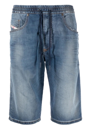 Diesel elasticated-waist denim shorts - Blue