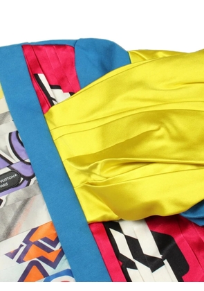 Louis Vuitton Pre-Owned 2010s color-block short-sleeved mini dress - Blue