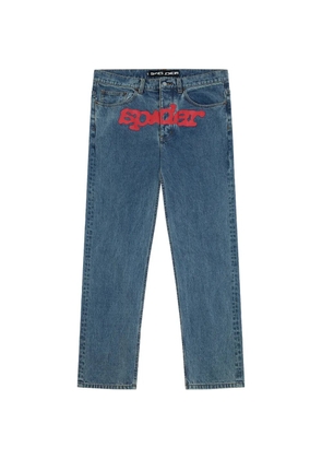 SP5DER V3 logo-patch jeans - Blue