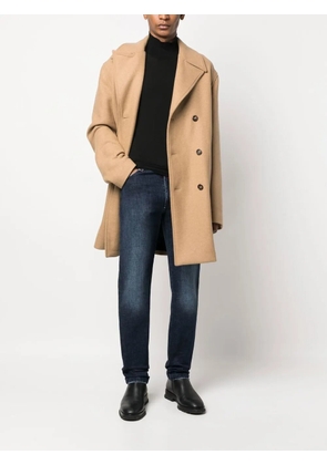 Kiton dark-wash straight-leg jeans - Blue