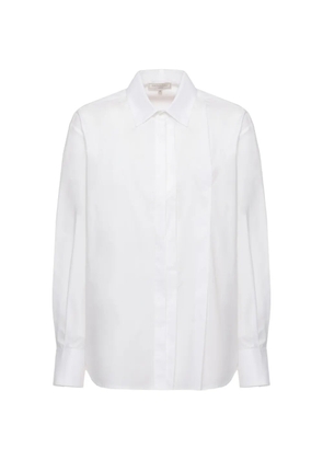 Antonelli Albizia pleated-detail shirt - White